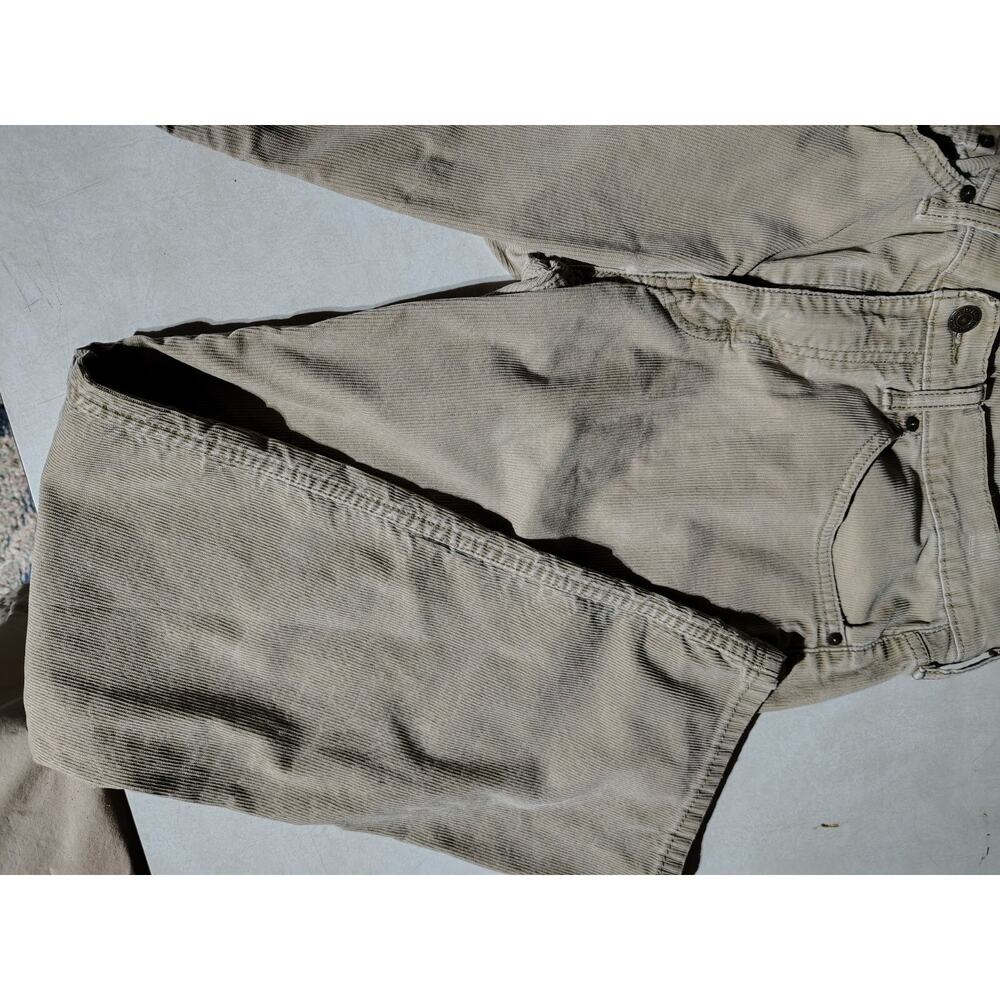 SOLD!!!    preowned Levis mens 514 stright leg corduroy jeans sz 34x30